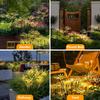 Solar Garden Lights Twinkling Firework Lights with 2 Modes 60LED Waterproof Solar-Powered Lamp for Outside Yard Pathway Decor