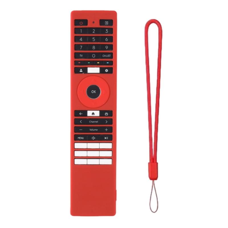 Soft Remote Skin Thickened Remote Protectors Silicone Case Easy Carrying Case Silicone Texture Suitable for ERF3A98T