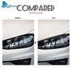 Autocollant paupière de garniture de phare en fibre de carbone pour Volkswagen VW Golf 7 MK7 GTI 2013-2017