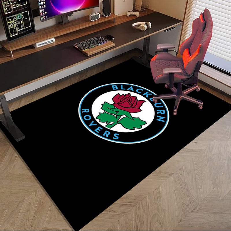 Blackburn Rovers Area Rug for Office, Chair Rug, Decorative Carpet Livingroom Mat, Large Size Fan gifts Christmas gifts