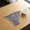 Sheer Lace Mesh Women Thong Floral T-Back Panties Thin Lace Flower Briefs  Lady