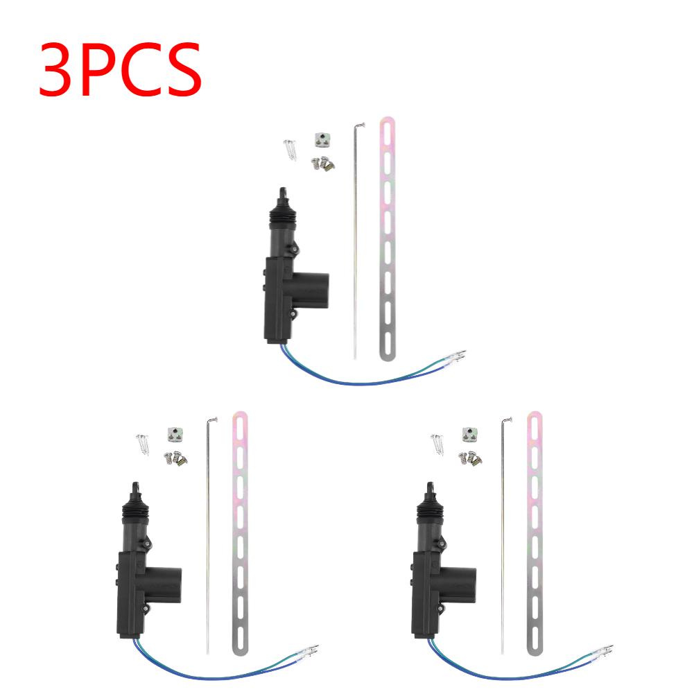 1-10pcs Door Power Central Lock 12V 2/5 Wire Actuator Auto Vehicle Remote Central Locking System Motor Car Alarm Security System