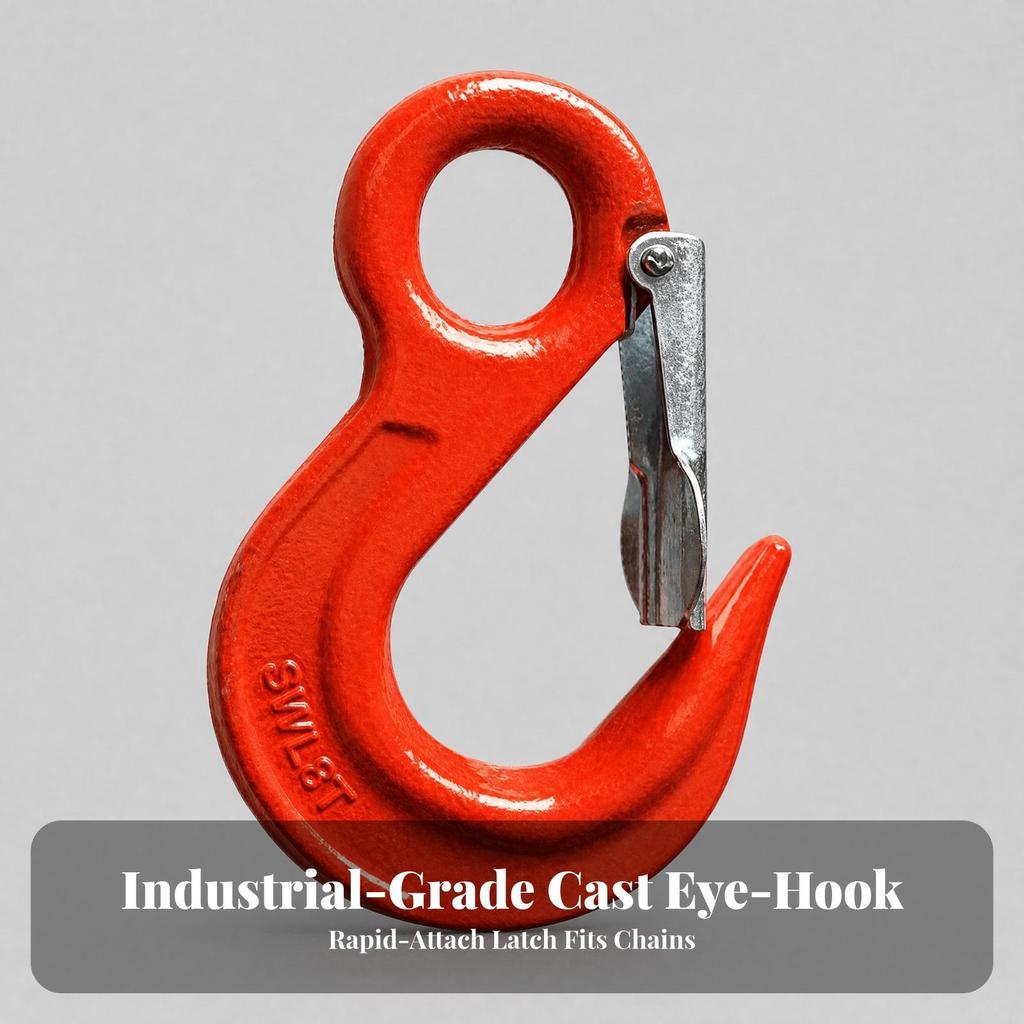 Alloy-Steel Lifting Hook Wide-Entry with Latch High