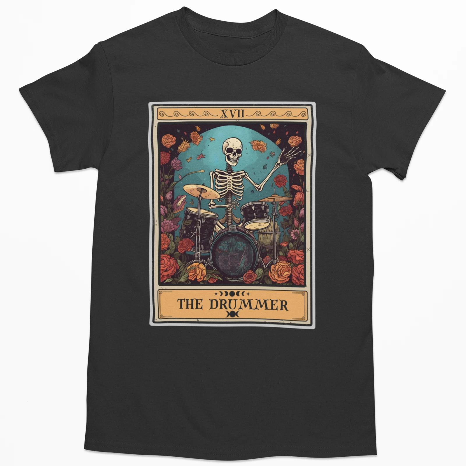 The Drummer Tarot Card Shirt, Drummer Shirt Drum Player Gifts 4XL