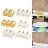 Candy Bowl Appetizer Serving Tray Snack Dishes Divided Platter Fruit Container With Lids