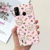For Tecno Spark 6 Go Case KE5j KE5k Cute Astronaut Cat Night View Cover Liquid Silicone Phone Cases For Spark 6GO Bumper Fundas
