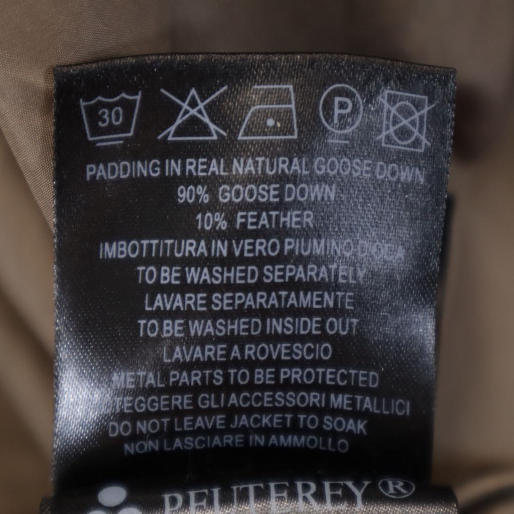 PEUTEREY down coat 50 Charcoal gray Men's Used