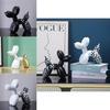 Cane Palloncino Nordico Statuetta in Resina per Casa, Ufficio e Regalo per Eventi Speciali