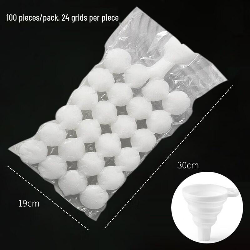 Qiwei Disposable Round Ice Cube Bags
