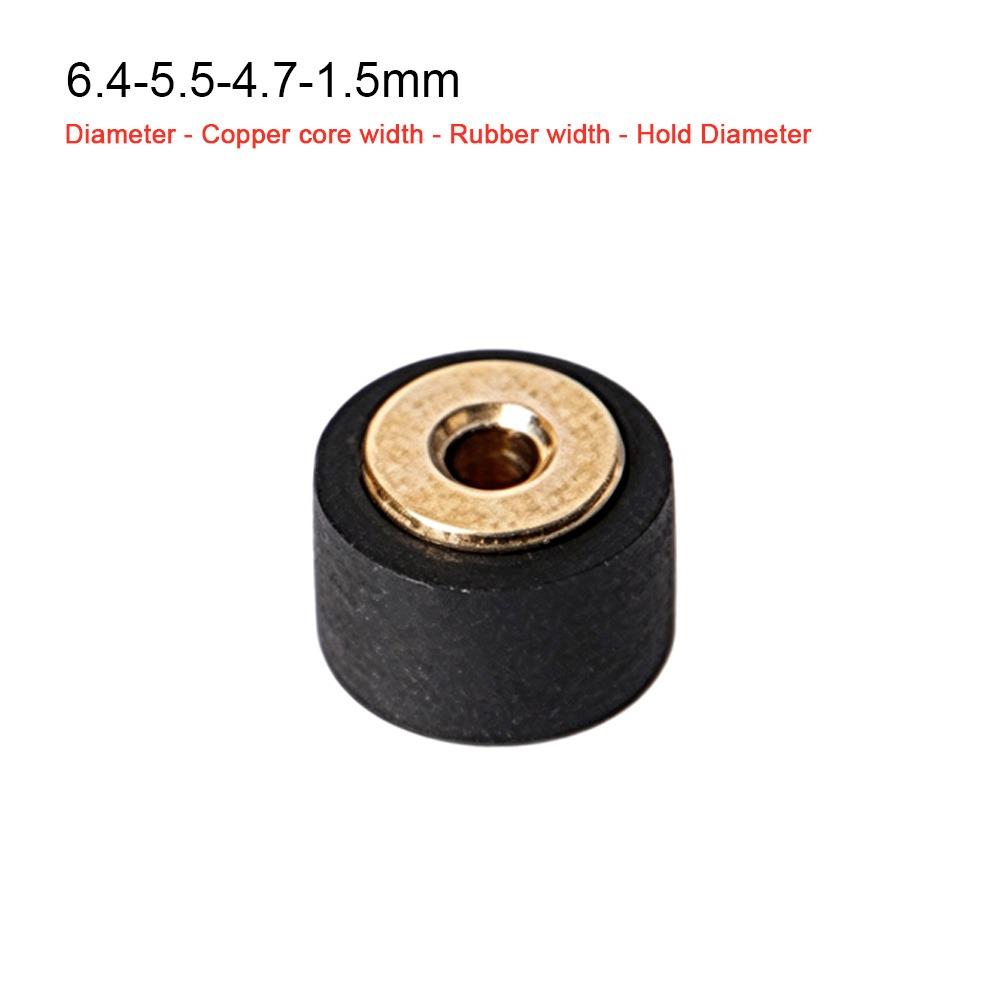1Pcs Rubber Cassette Deck Pinch Roller Stereo Drive Wheel Part  Radio Equipment Use