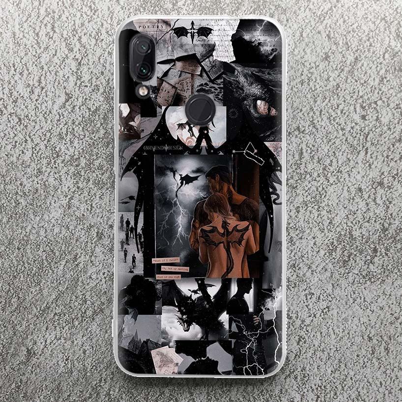 F-Fourth W-Wing Dragon Case for Xiaomi Redmi 14C 13C 12C 13 12 Phone Shell 10C 10A 10 9A 9C 9T 9 8A 8 7A 7 6A 6 Pro 12 12C 10 10