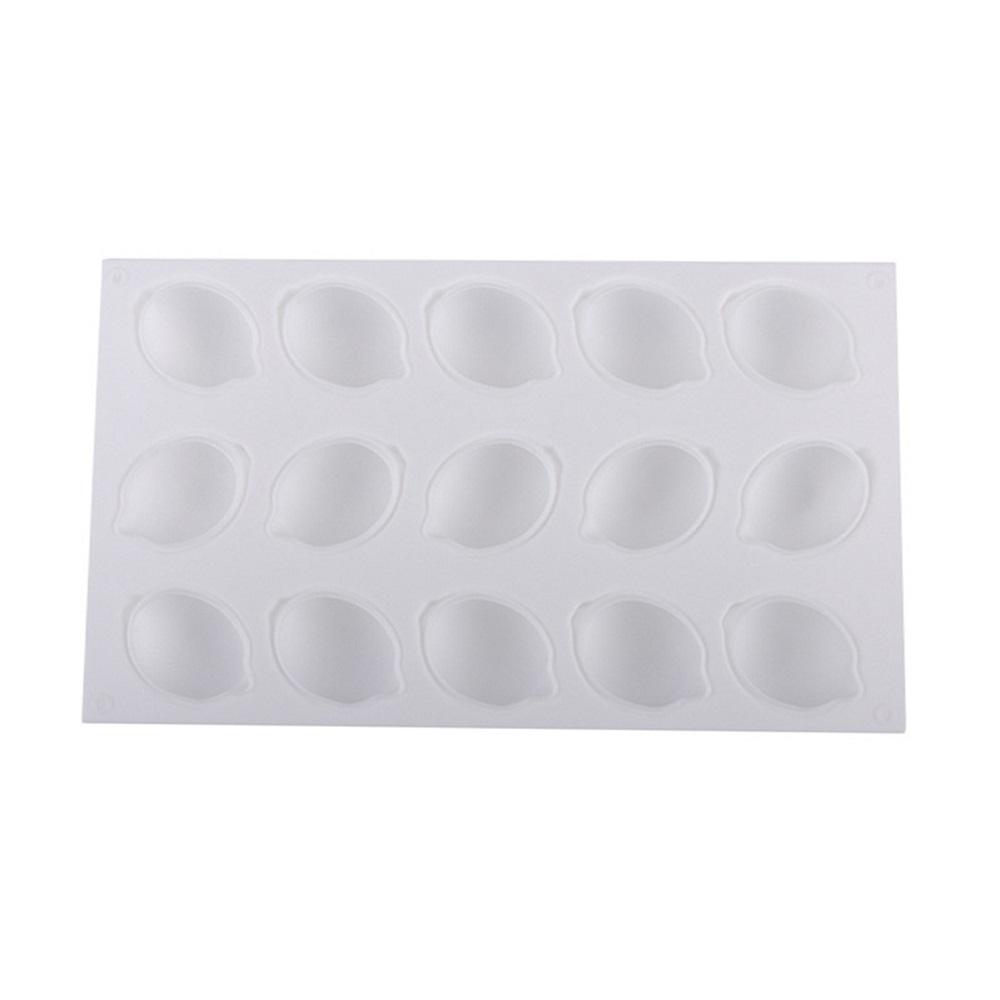 15 Cavity Lemon Food Silicone Mold Ice Cube Tray Soap Moulds for DIY Baking Chocolate Cake Pastry Mold Kitchen Accessories