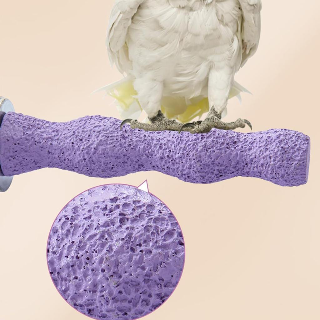 Bird Perch Bird Perch Stand Parrot Claw Grinding Stick for Birds Parrot Parakeet Cockatiels