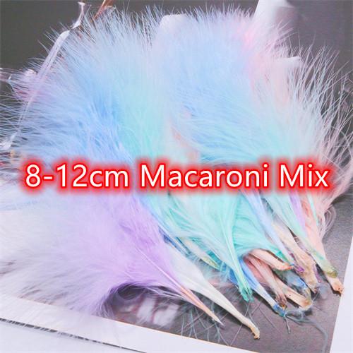 8-12cm Colored Plumas Natural Turkey Marabou Feather Fluffy Plume Wedding Dress Party DIY Decorations Handicraft Accessories