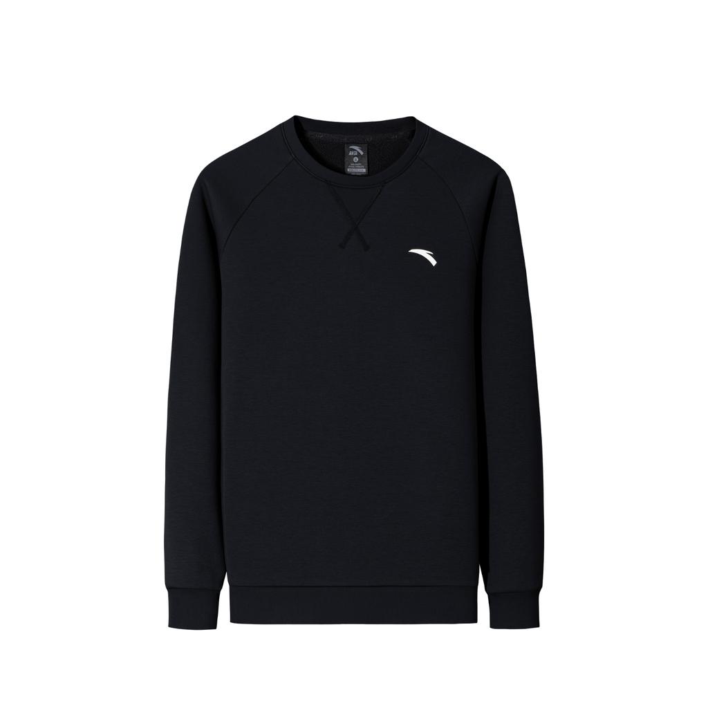 Anta Training Series 2025 Winter Pullover Sweatshirt Men Sweatshirt Basic-Black 952547712-2