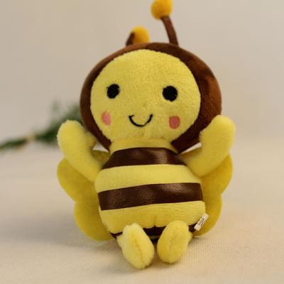 Kawaii Honeybee γεμιστό έντομο βελούδινο παιχνίδι Bee Μπρελόκ Μαλακή κούκλα Κρεμαστό τσάντα μπρελόκ αυτοκινήτου ή γυναικεία δώρο γενεθλίων για παιδιά