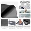 Tappeto da Bagno Floreale Tappeto Irregolare Tappetino Assorbente per Pavimenti Domestico Resistente all'Usura Tappetino da Bagno ad Assorbimento Rapido