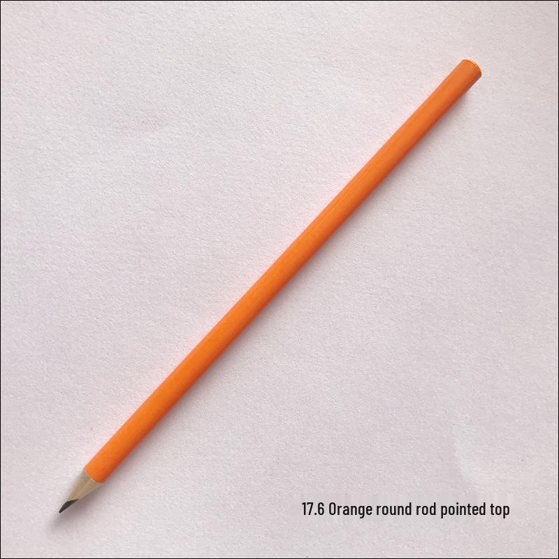 Eco-friendly Orange Pencil with Custom Logo and Eraser, 19cm HB