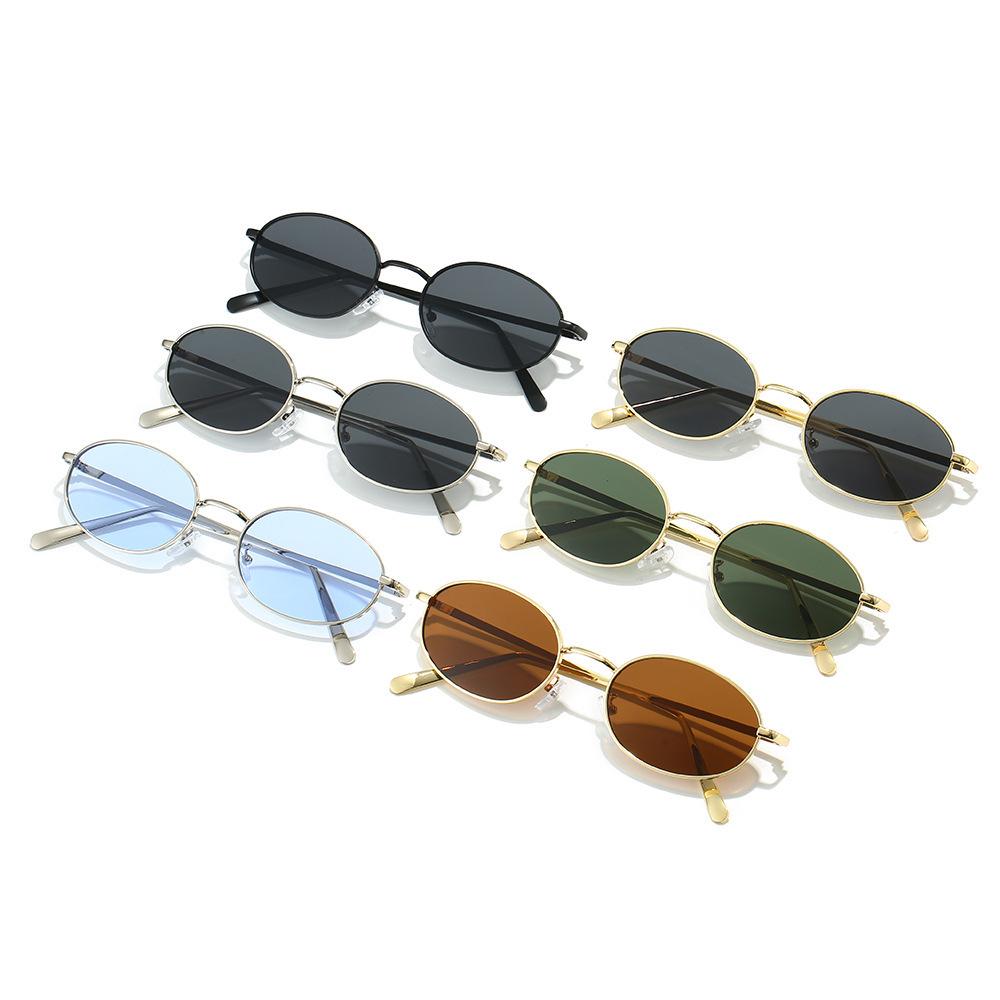 2025 Unisex Japanese-Style Metal Round Sunglasses: Retro Trendy Small Frame for Women