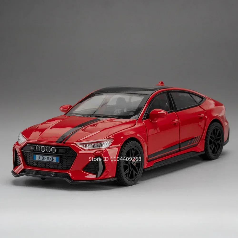 Skala 1:32 RS6 A4 RS7 Automodell Spielzeug Legierung Druckguss Türen zum Öffnen Licht Sound Fahrzeugmodelle Spielzeug Kinder Sammlung Dekorationen