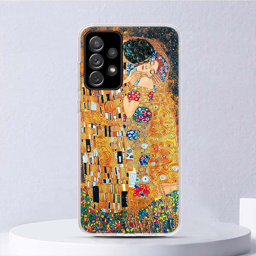 

Мягкий чехол Kiss by Gustav Klimt для Samsung Galaxy A52 A53 A32 A22 A12 5G, чехол для телефона A33 A23 A13 A72 A73 A02S A03S A42 Coq Samsung A91