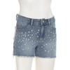 Trendy European-American Rhinestone Denim Shorts: Fashion-Forward, Versatile Streetwear
