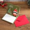 Handwriting Merry Christmas 3D Cards Christmas Tree New Year Greeting Cards  Party Accessories