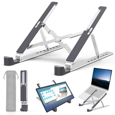 Laptop Foldable PC Tablet 7 Height and Angle Made of Aluminum Improves Heat Ergonomic Compatible with Stand, Stand, Stand, Laptop, Compact,