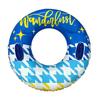 Inflatable Starry Sky Sequin Swimming Ring for Women - Thickened, Eco-friendly PVC