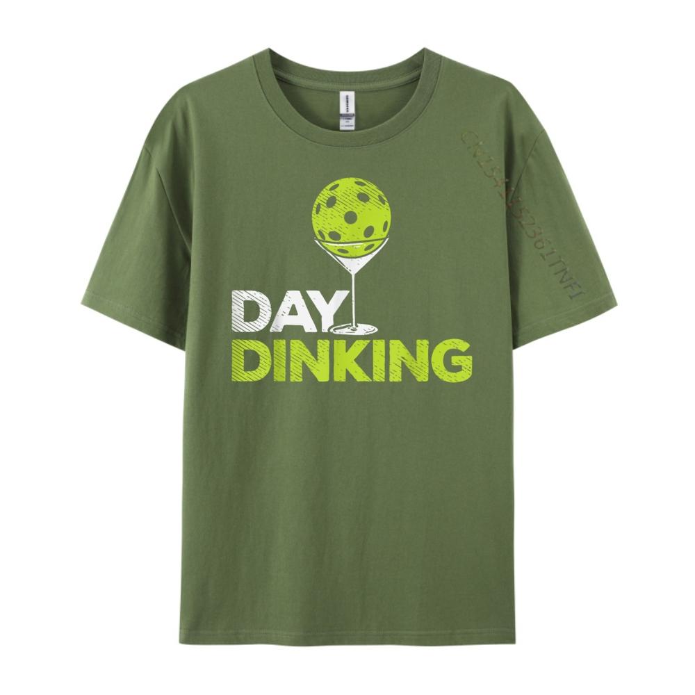 Day Dinking Pickleball Funny Pickle Ball Dink Black Shirt Graphic Tees Short Sleeve Tee Free Shipping Clothes Casual