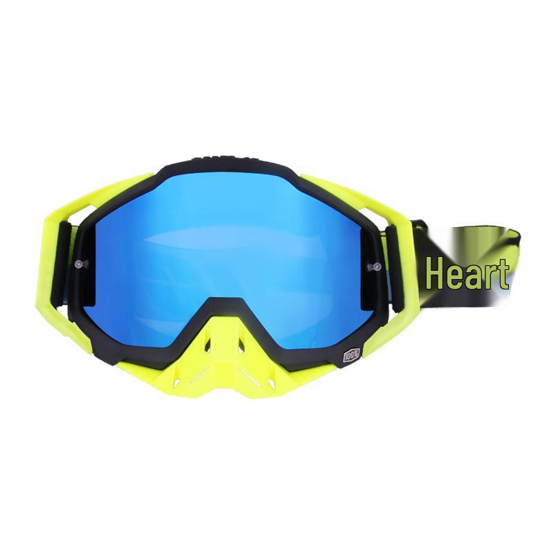 100 Off-Road Motorcycle Goggles with Nose Guard & Windshield Protection for Adults