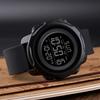 Timever Digital Sports Watch Men's Waterproof Stopwatch Alarm Outdoor LED Black Large Display