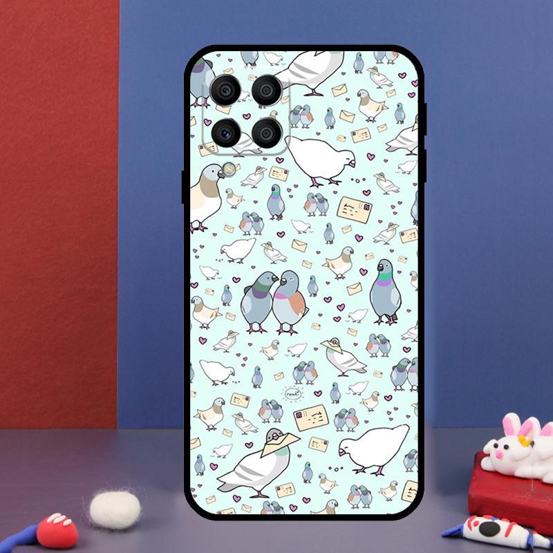 Pigeons Collage For Samsung Galaxy M15 M55 M33 M13 M23 M53 M31 M51 M14 M34 M54 M20 M30s M52 M32 Phone Case
