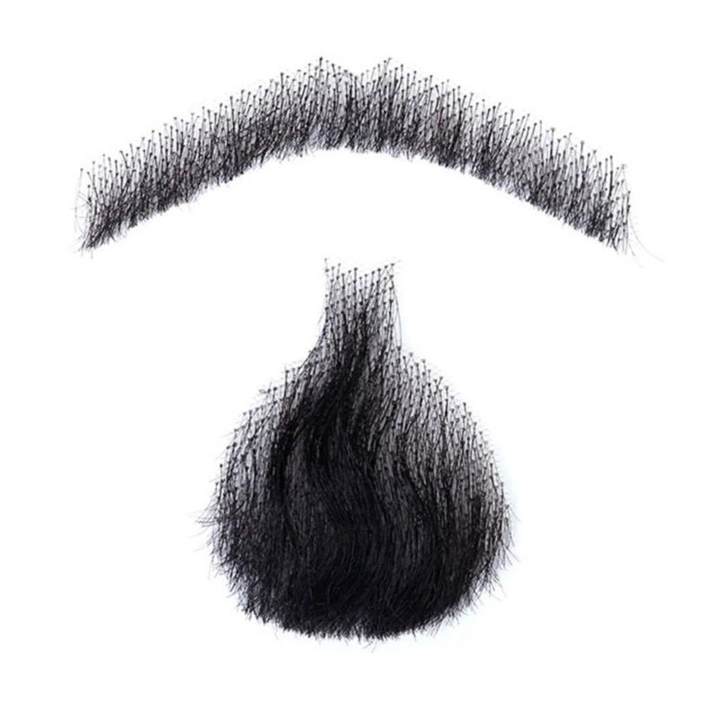 Sztuczne Brody Realistyczna Broda Kostiumowa Sztuczna Broda Sztuczne Wąsy Halloween Cosplay Broda