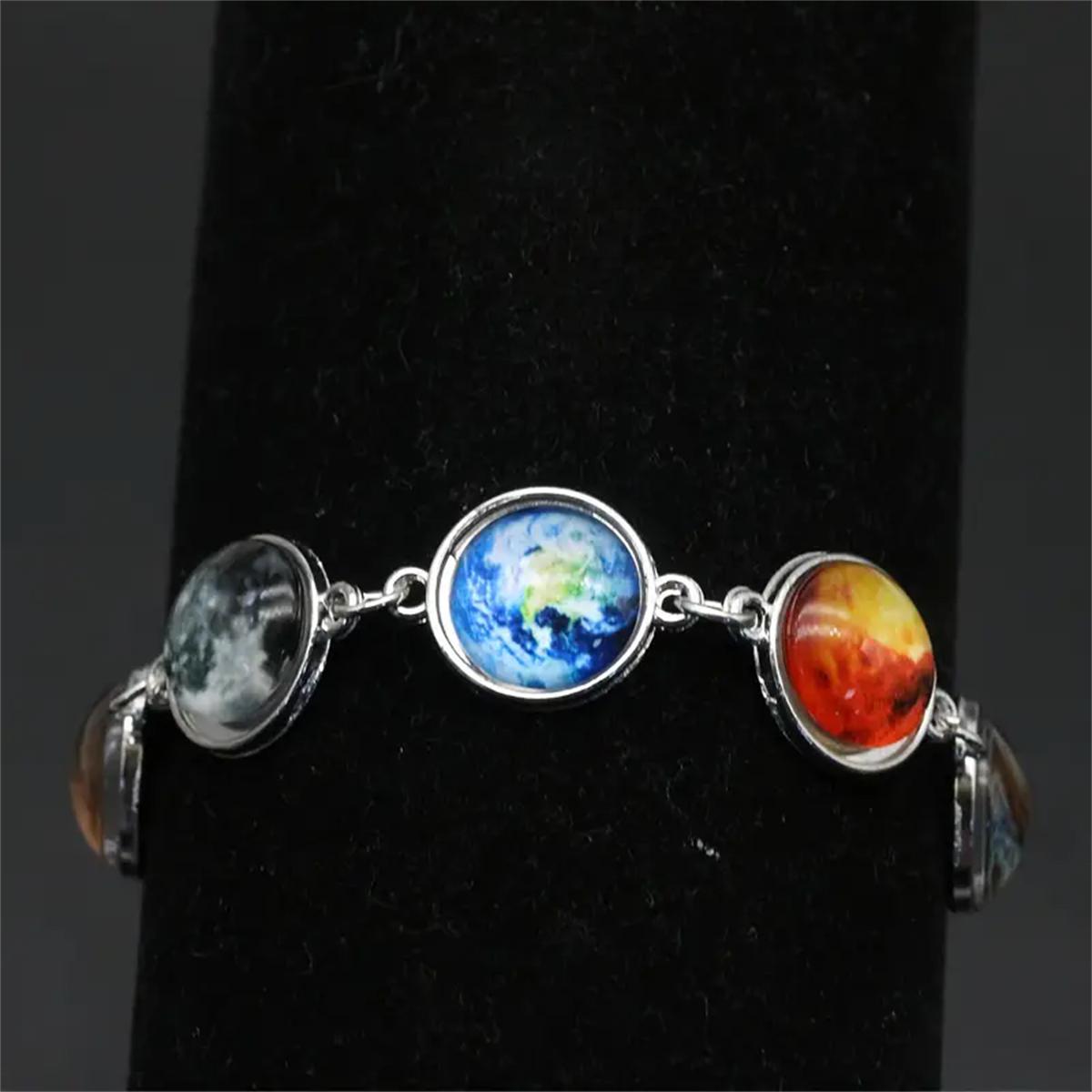 Браслет с галактическими подвесками Восемь планет Солнечной системы — фото 5