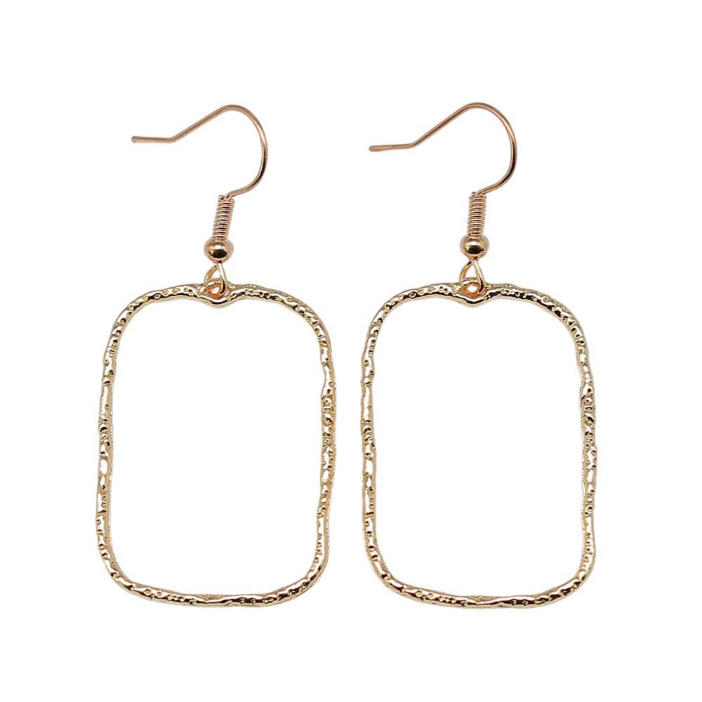 Filigree Teardrop Dangle Earrings Vintage Boho Leaf Drop Earrings For Women Ethnic Retro Jewelry