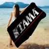 Stylish T-TAMA Drum Beach Towel Colorful Bath Towels for Girl Microfiber Quick Dry Custom Sand Free Beach Yoga Spa Gym Pool