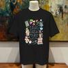Garten und Eine Bibliothek Unisex Triblend T-Shirt Frau Mann Sommer Mode Lässig Baumwolle Grafik T-Shirts Vintage Streetwear