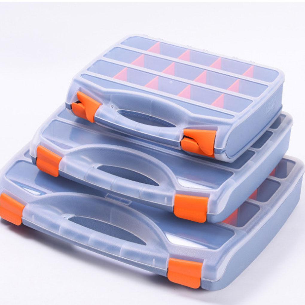 Tool Box Storage Grids Removable Dividers Screws Screwdriver Nuts Compartment Repair Case Organizer for Storing Tools