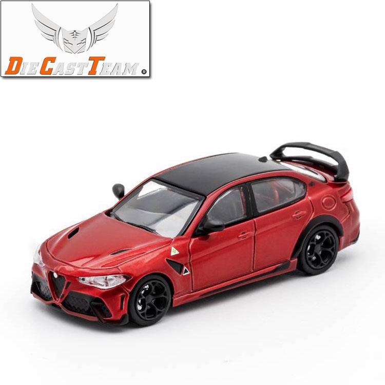 QGDM1 DCT 1/64 Alfa Romeo Giulia Juliet GTA Car Alloy Motor Vehicle Diecast Metal Model Kids Xmas Gift Toys for Boys