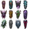 12pcs Temporary Tattoo Insect Designs Colorful Realism Mechanical Creatures Waterproof Long-lasting Body Stickers For Back