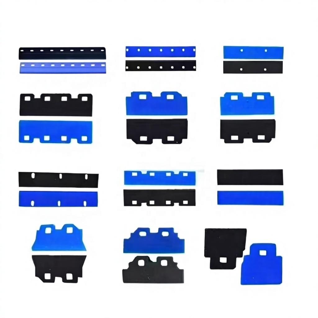 Blade Wiper Xp600 Tx800 Dx5Printhead Wiper Blue Black for Eco Solvent Inkjet Printer Clean Printing Machine Materials & Parts