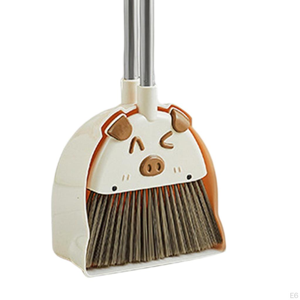 Children's Broom Dustpan Set, Cleaning Funny Little Household Helper