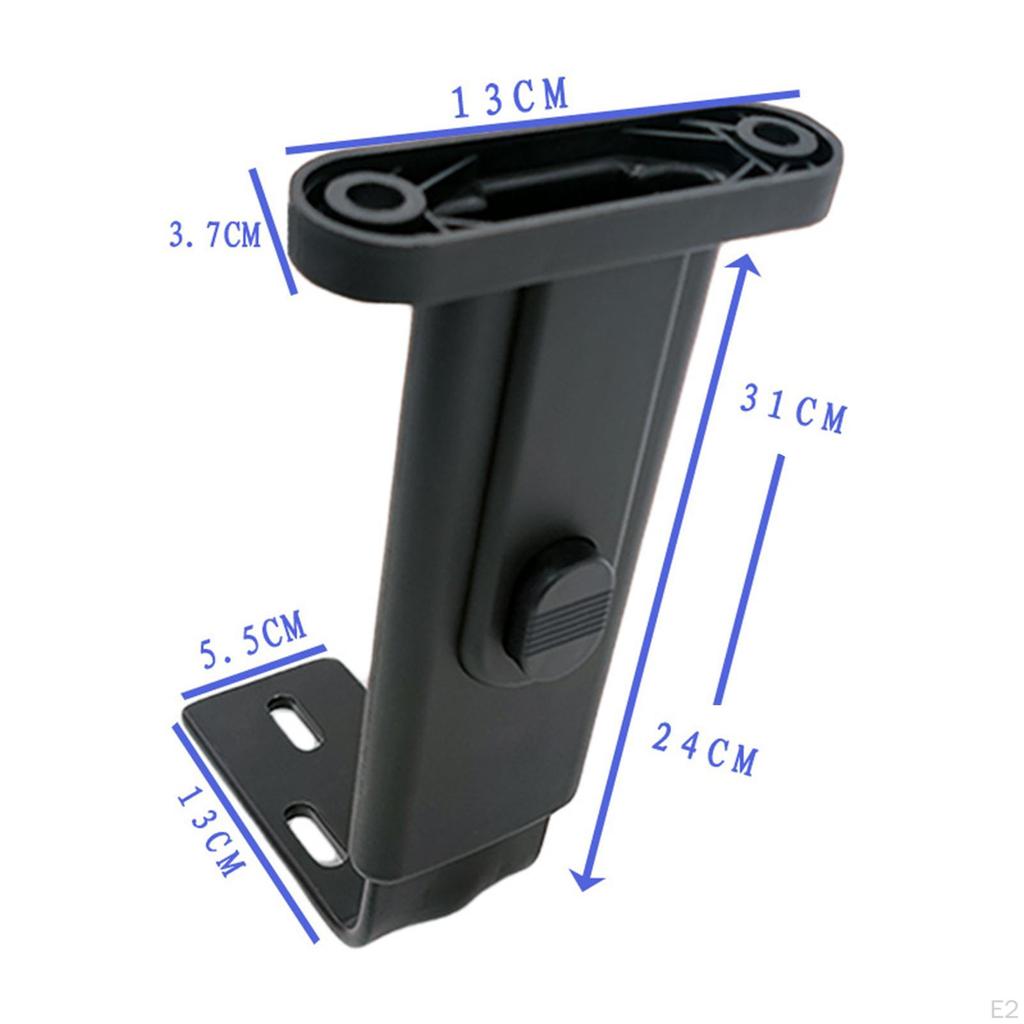 Výškově nastavitelná loketní opěrka křesla Sada pár ramen Černá Snadná instalace, rameno Gaming Boss