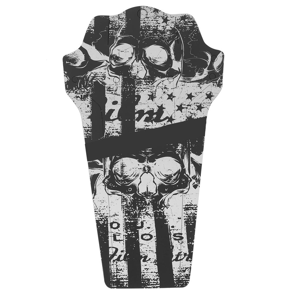 Enlee Mountainbike Vorne Hinten Schutzblech PP5 Kunststoffmaterial Fahrradschutzbleche Zubehör Totenkopf