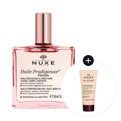 Nuxe Will Prodigy Multi-Blumenöl 50 ml Spezial (+Hand- und Nagelcreme 15ml)