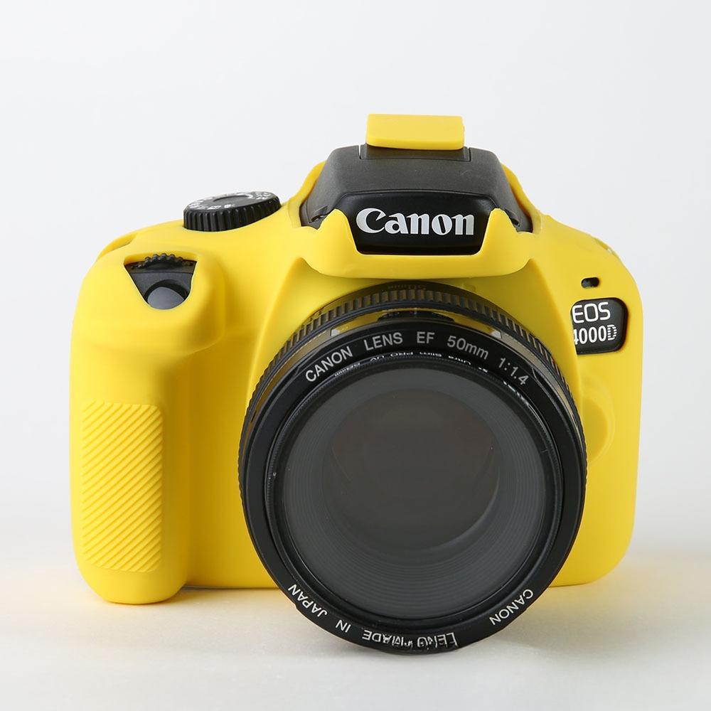 

Waterproof Camera Bag for Canon EOS 4000D & Silicone Protective Case for Canon EOS 3000D EOS 4000D 3000D жёлтый