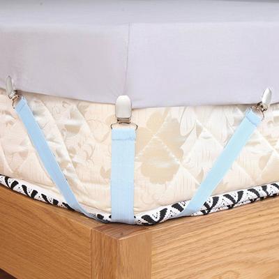 4pcs /Set Adjustable Sheet Suspenders Mattress Gripper Clips Triangle Bed Sheet Holders Fitted Sheet Clip For Bed Mattress Cover