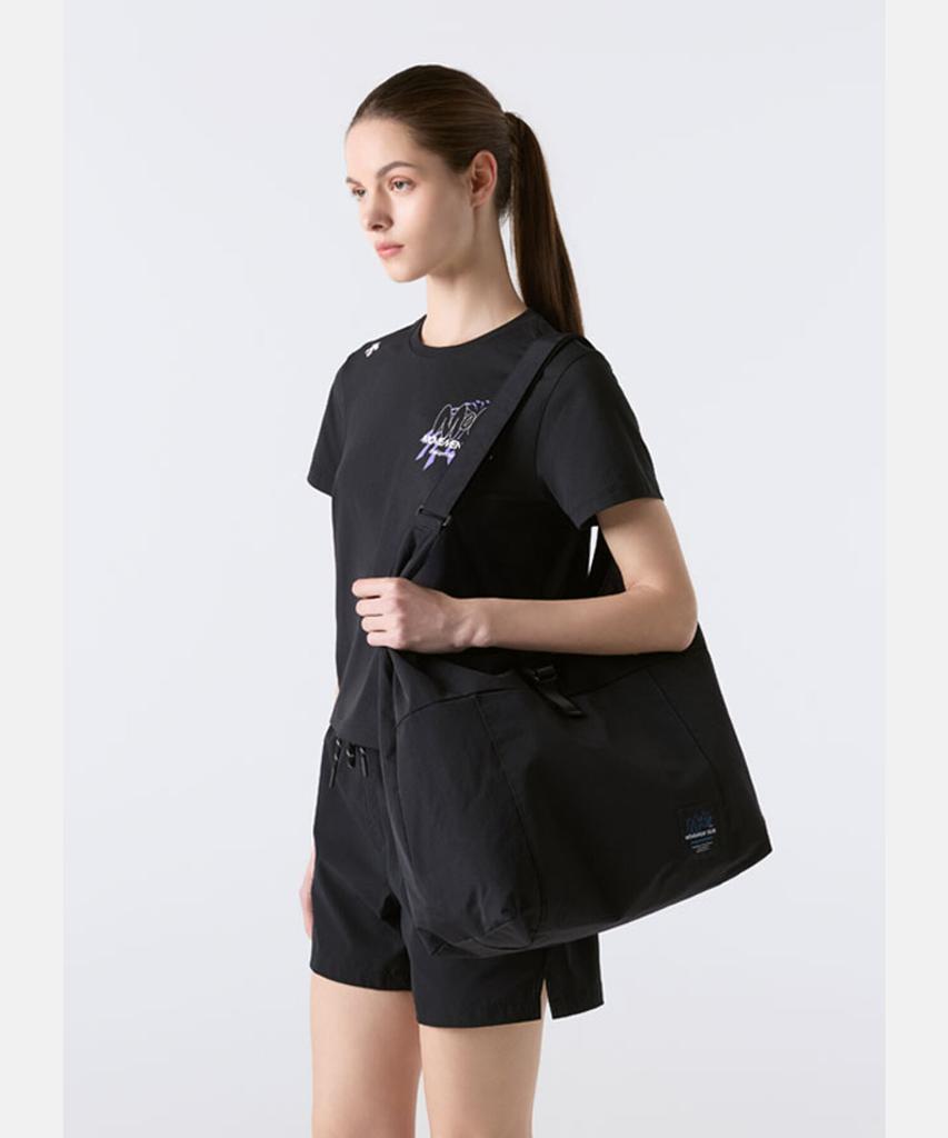 Descente Large Lightweight Shopper Bag Black Sr223Ubg42