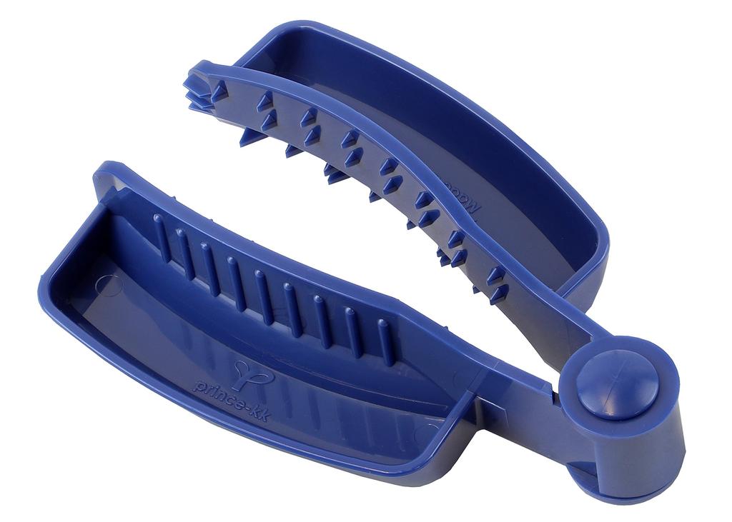 Delish Kitchen Pearl Metal Slicer 7cm x 10cm x 3cm with a safety holder for Cutter, Navy, (W) (D) (H), gripping. (CC-1274)